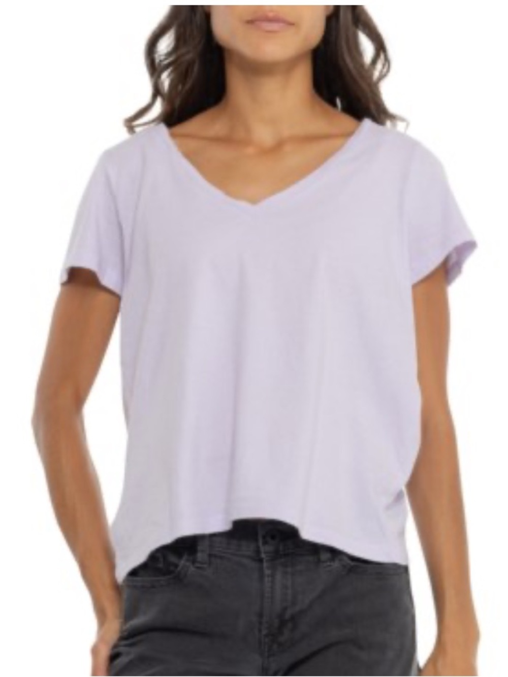 NEW💜Marine Layer Easy V-Neck T-Shirt in lavender $45